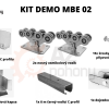 KIT DEMO MBE 02 - sestava pro samonosnou posuvnou bránu až do 8 m průjezdu